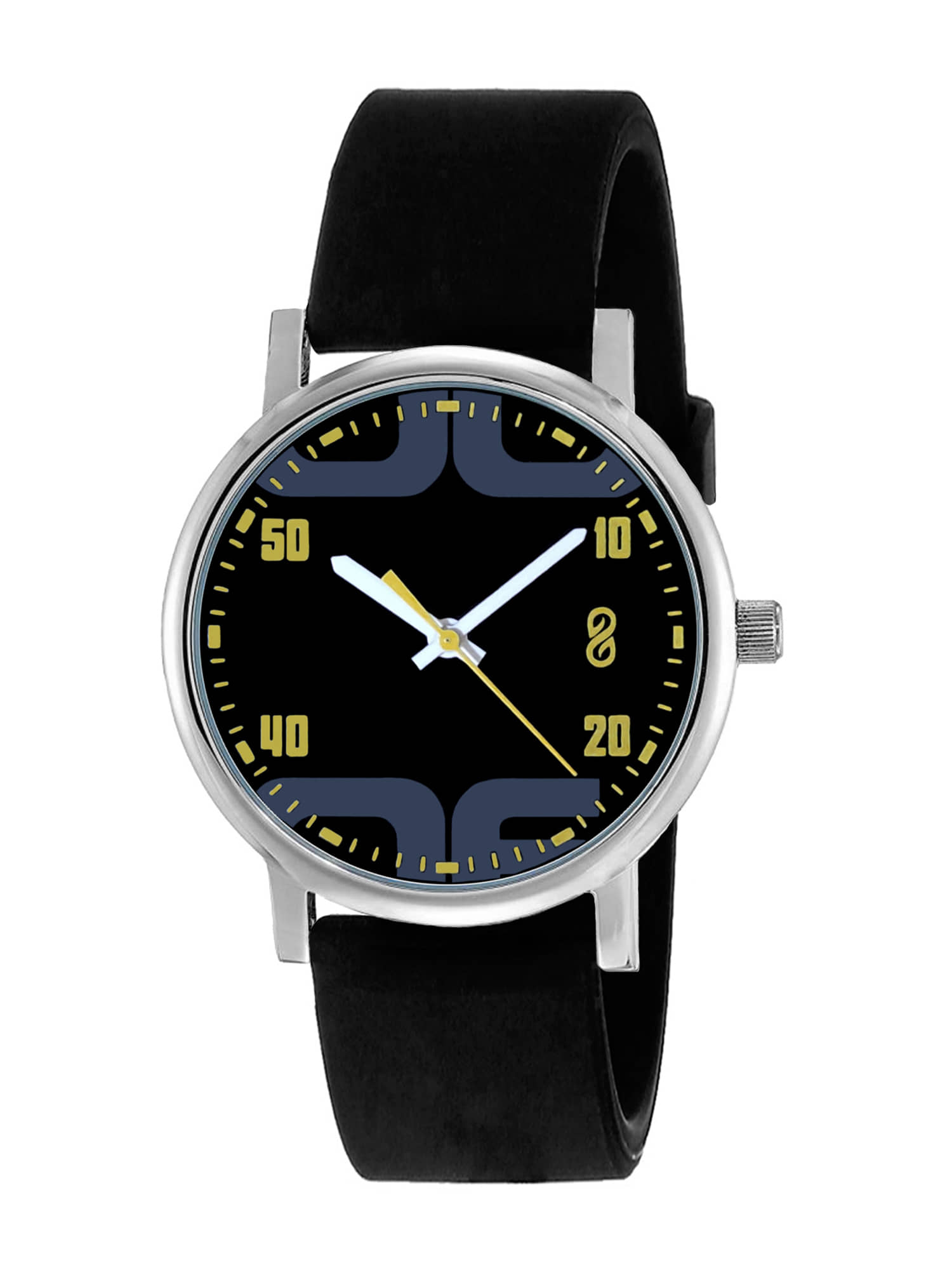 DIGITRACK Black Silicon Analog Men's Watch