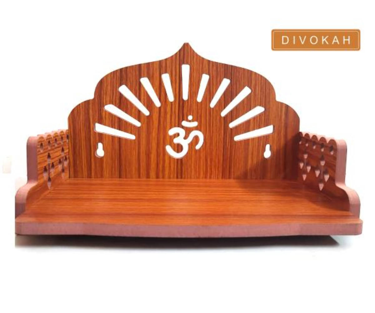     			DIVOKAH Wood Hanging Mandir
