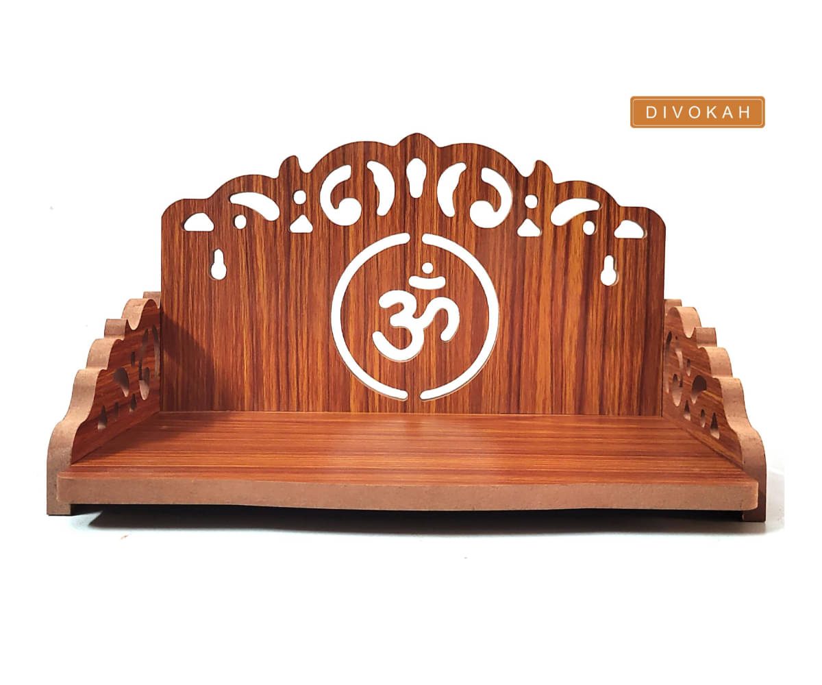     			DIVOKAH Wood Hanging Mandir