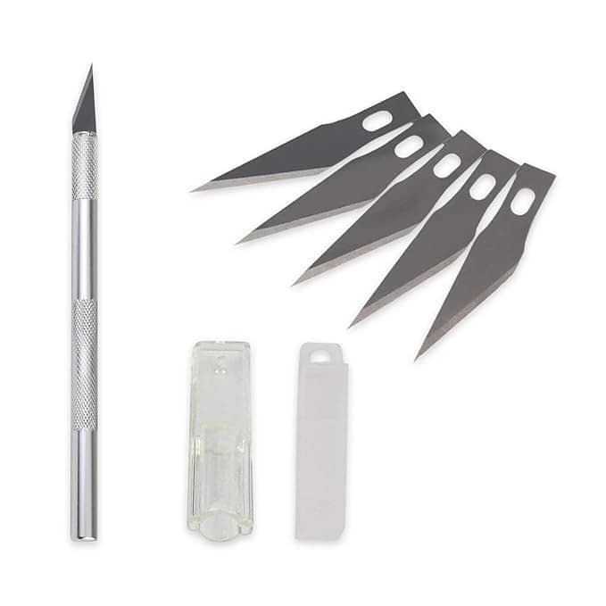 FREEDY Surgical Detail Pen Knife for Carving Mat Cutting Paper Cardboard Sheets Thermocol Craft Razor Cutter Blade
