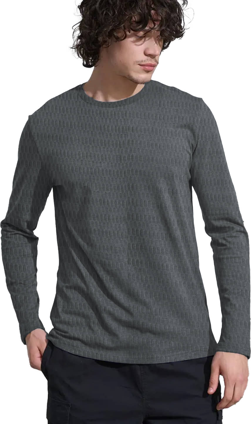 Leotude Pack of 1 Cotton Blend Regular Fit Men's T-Shirt ( Grey )