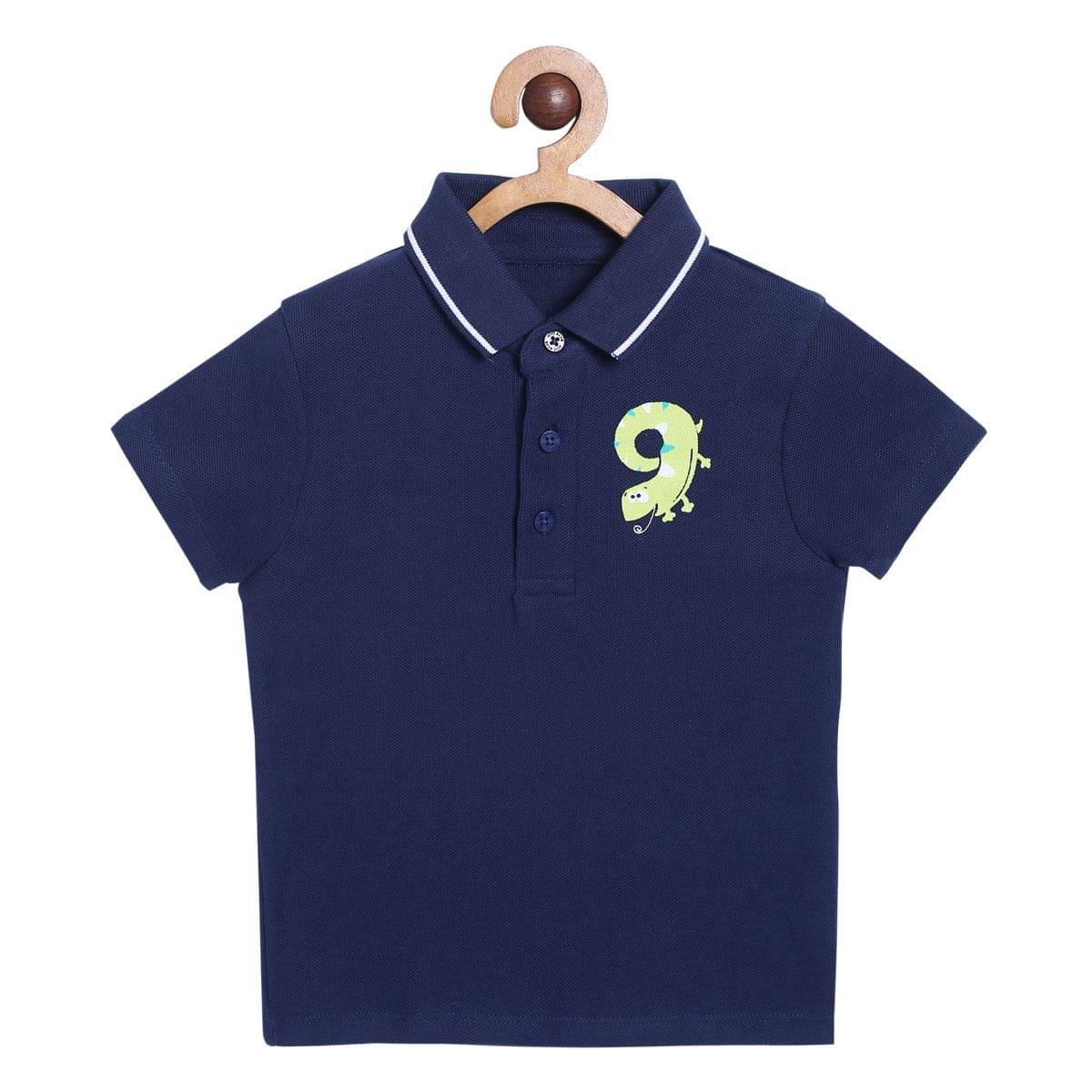 MINI KLUB Navy Baby Boy Polo T-Shirt ( Pack of 1 ) MINI KLUB Navy Baby Boy Polo T-Shirt ( Pack of 1 )