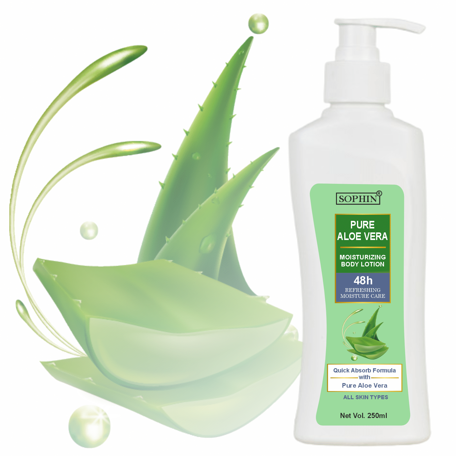     			SOPHIN Moisturizing Lotion For All Skin Type 250 ml ( Pack of 1 )
