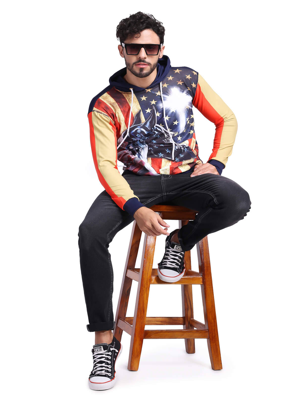 yellow tree Polyester Hooded Men's Sweatshirt - Multicolor ( Pack of 1 ) yellow tree Polyester Hooded Men's Sweatshirt - Multicolor ( Pack of 1 )