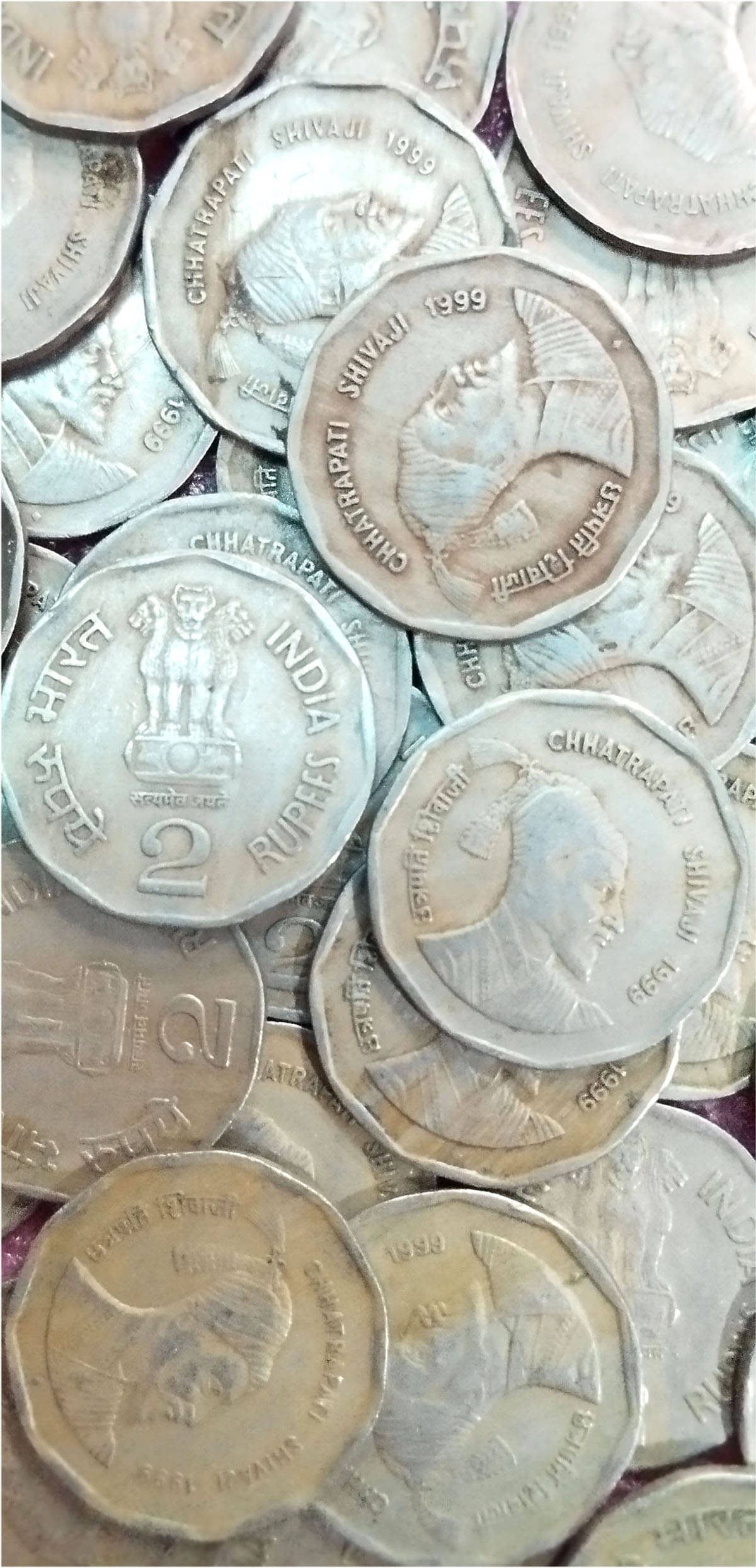     			2 RUPEES COMMEMORATIVE CHHATRAPATI SHIVAJI