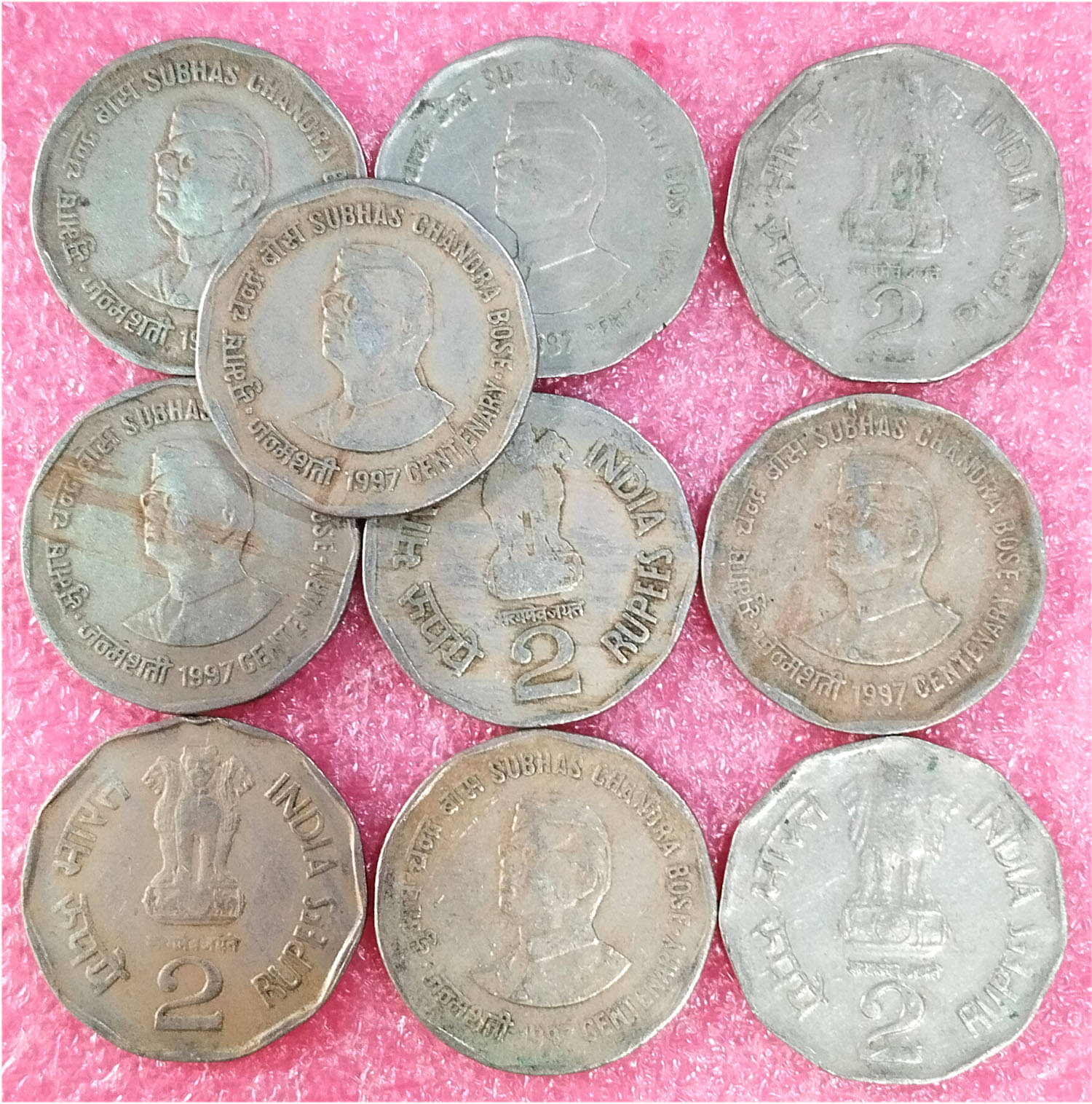     			2 RUPEES COMMEMORATIVE SUBHAS CHANDRA BOSE