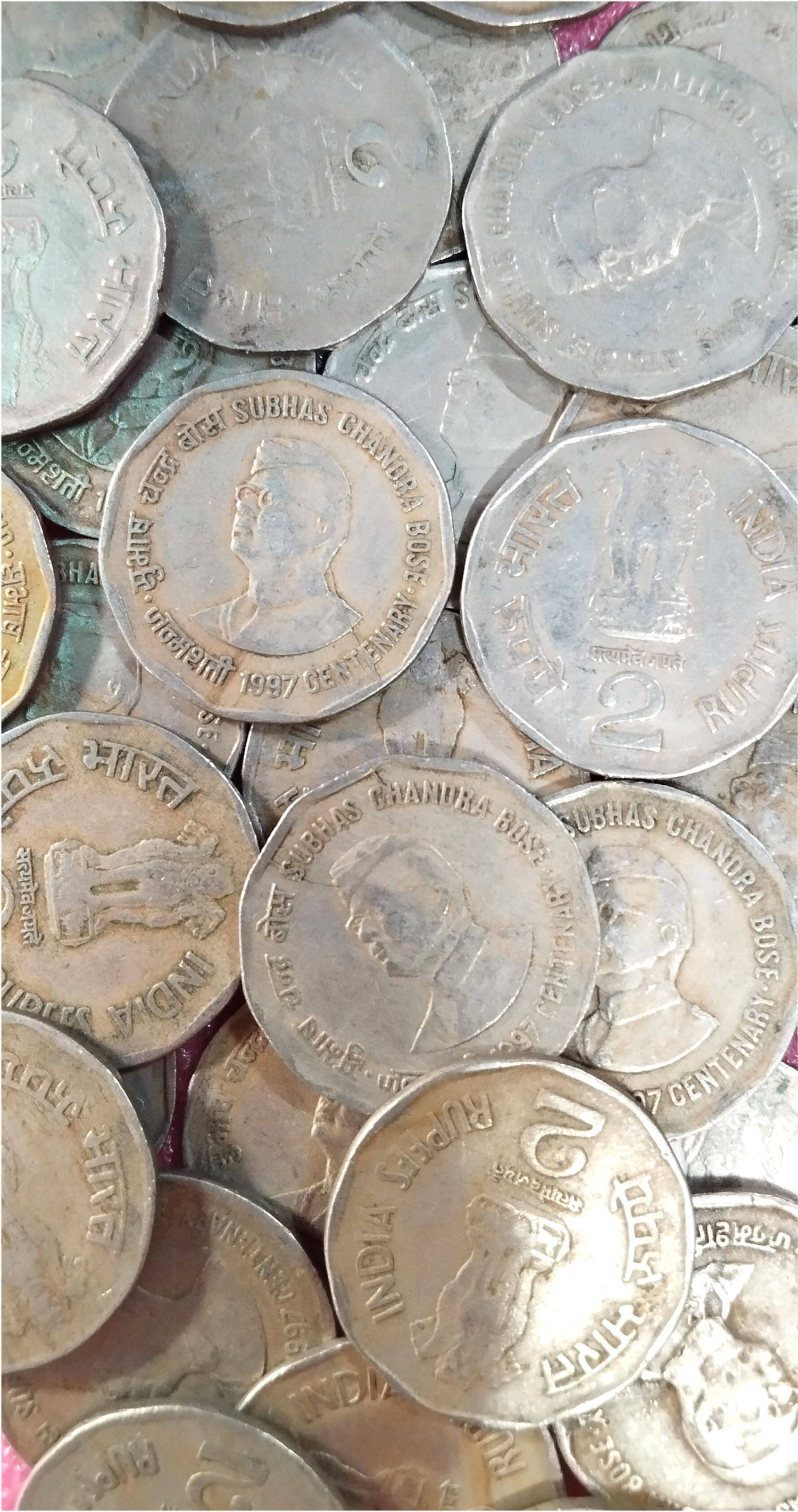     			2 RUPEES COMMEMORATIVE SUBHAS CHANDRA BOSE