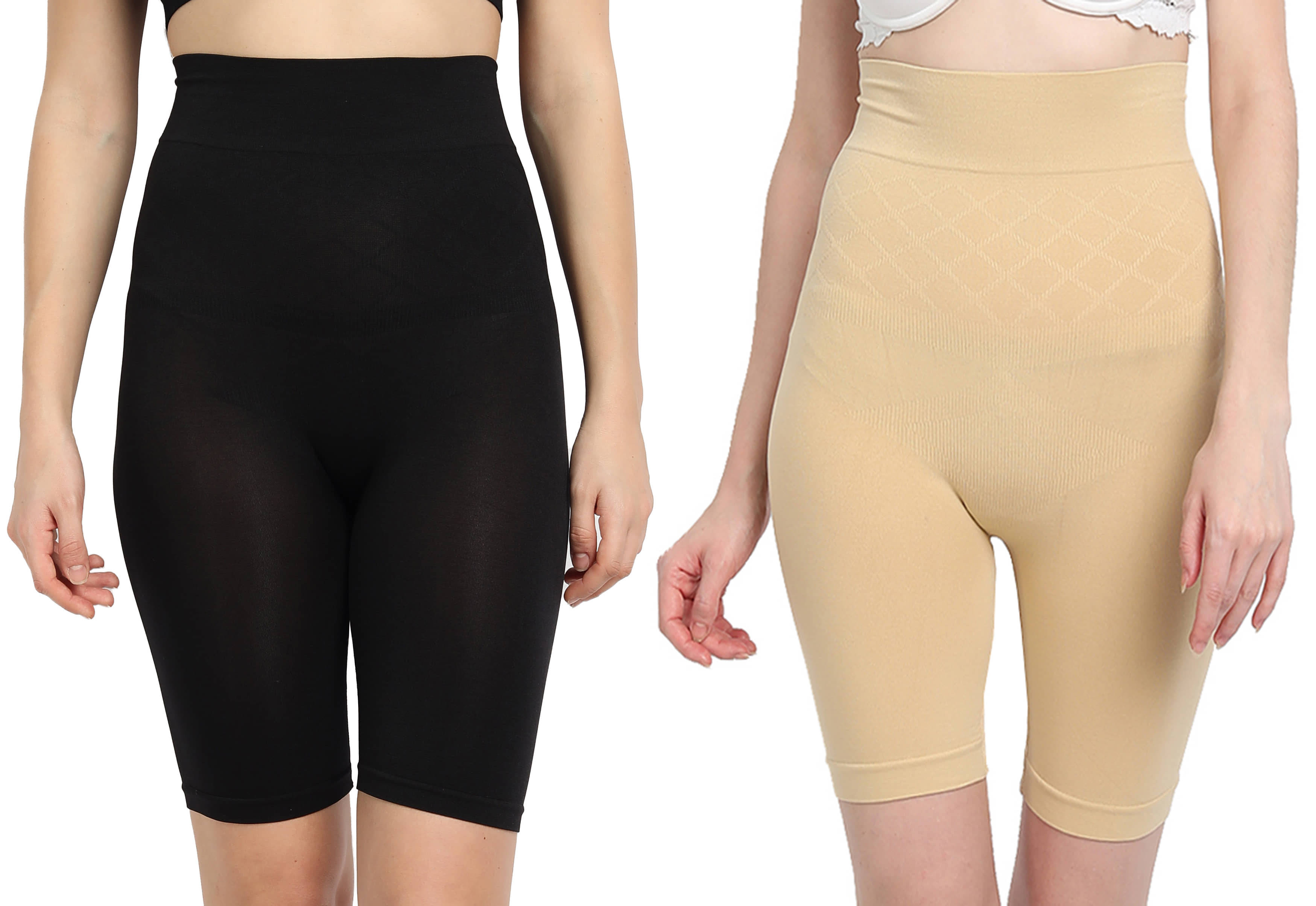 3Mads Pack of 2 Cotton Women's Thigh Compressor ( Multicolor ) - Shapewear | Buy online on ZillyBuy