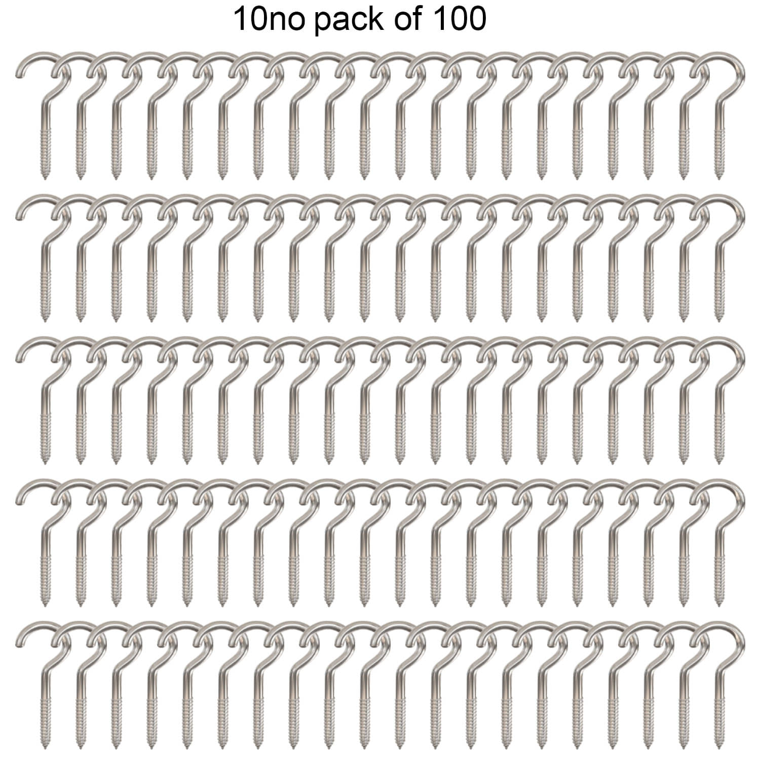 70mm 10no Metal Cup Ceiling Hooks for Curtain, Arts & Jewelry (pack of 100) Above 20 Stainless Steel Hooks 70mm 10no Metal Cup Ceiling Hooks for Curtain, Arts & Jewelry (pack of 100) Above 20 Stainless Steel Hooks
