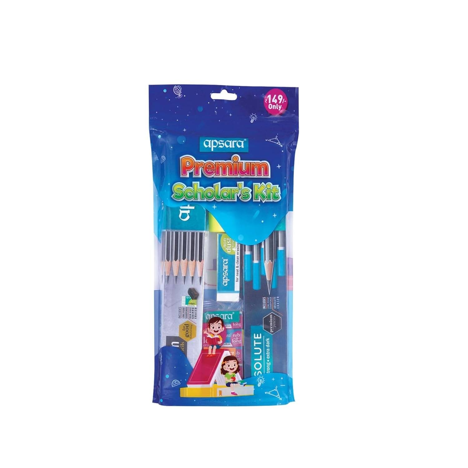 Apsara Premium Scholar Kit - Pack of 2 Apsara Premium Scholar Kit - Pack of 2