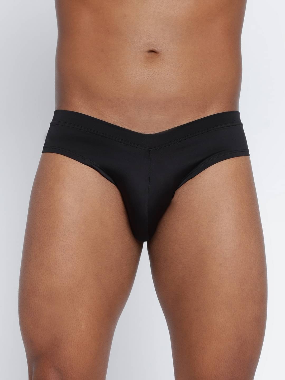 BASIICS By La Intimo Pack of 1 Polyester Briefs For Men's ( Black )     			BASIICS By La Intimo Pack of 1 Polyester Briefs For Men's ( Black )