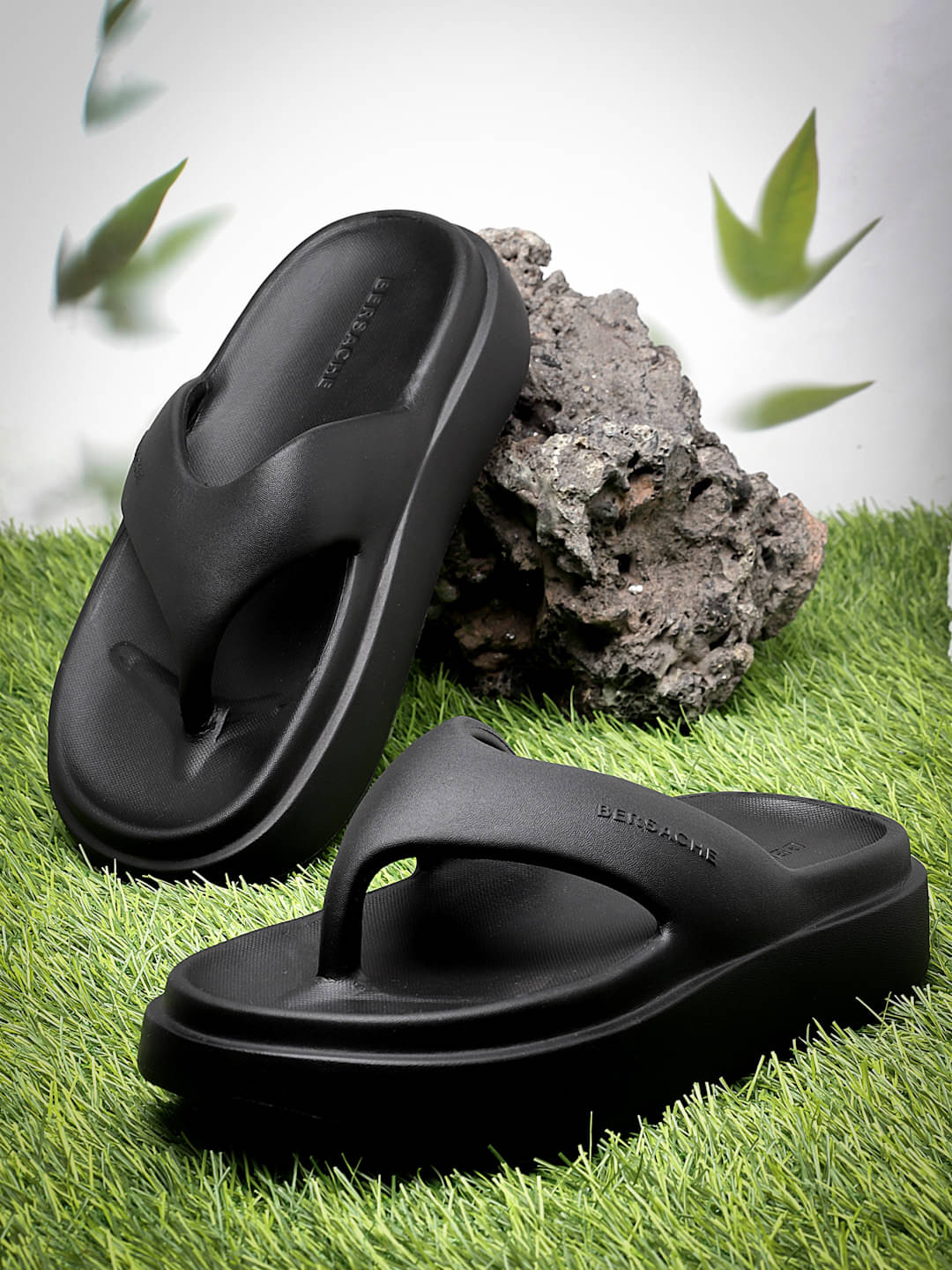     			Bersache Black Clogs