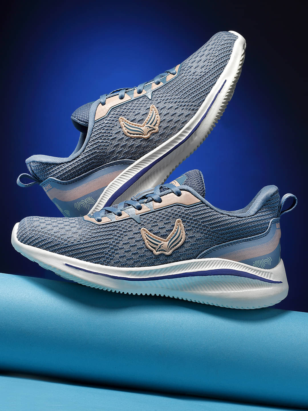     			Bersache - Blue Women's Running Shoes