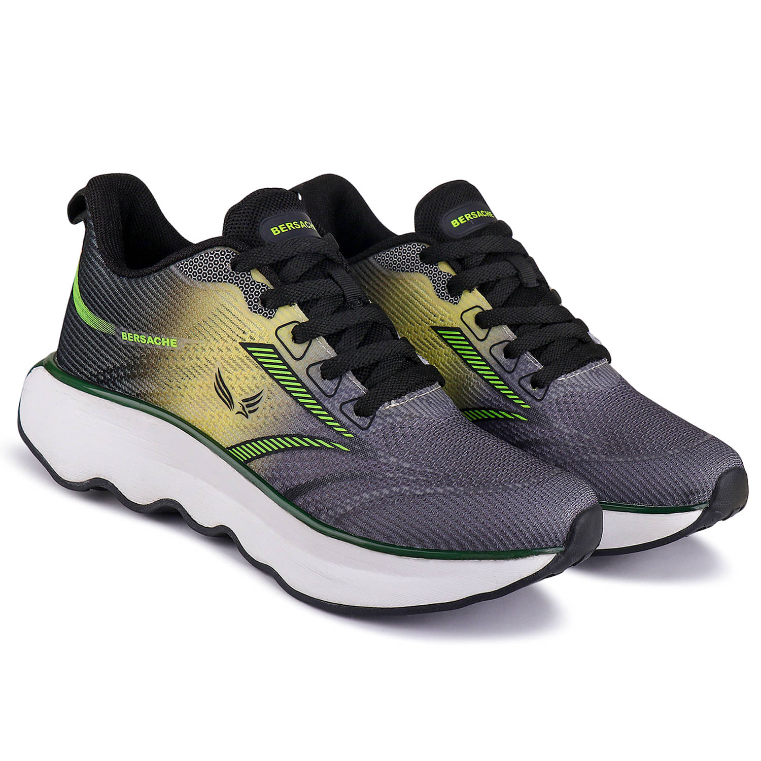    			Bersache Men casual sneaker shoe Black Men's Outdoor Shoes