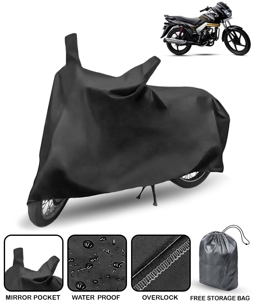 CARNEST Bike Body Cover for Mahindra Centuro ( Pack of 1 ) , Black CARNEST Bike Body Cover for Mahindra Centuro ( Pack of 1 ) , Black