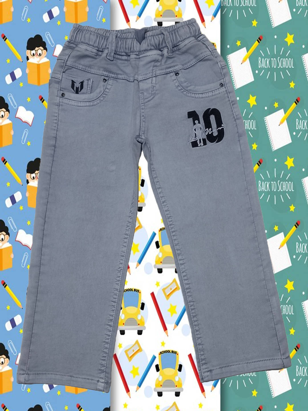     			JFR Pack of 1 Boys Cotton Blend Jeans ( Gray )