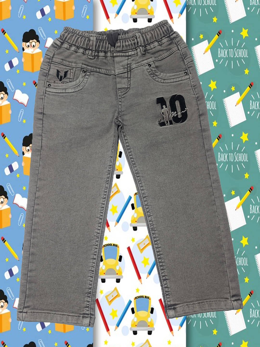     			JFR Pack of 1 Boys Cotton Blend Jeans ( Brown )