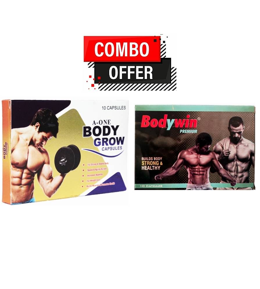 Dr. Chopra G&G A-One Body Grow Cap 20no.s & WinTrust Body Win Capsule 20 no.s 10 no.s Unflavoured Pack of 4 Dr. Chopra G&G A-One Body Grow Cap 20no.s & WinTrust Body Win Capsule 20 no.s 10 no.s Unflavoured Pack of 4