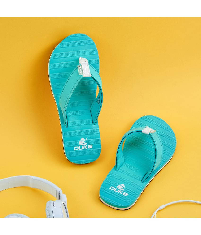     			Duke - Sea Green Women's Thong Flip Flop