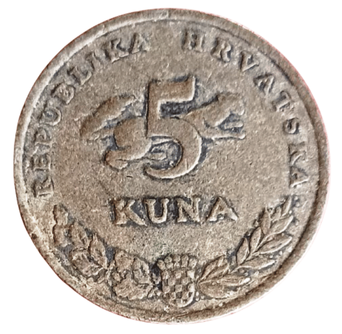     			Five Kuna Type coin Best Grade