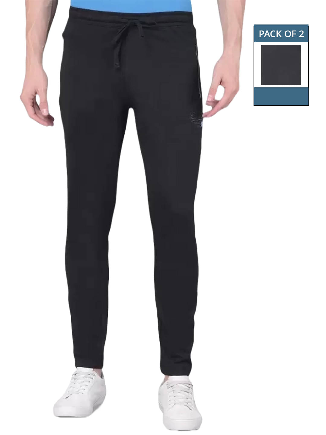 Force NXT Multicolor Cotton Men's Trackpants ( Pack of 2 ) Force NXT Multicolor Cotton Men's Trackpants ( Pack of 2 )