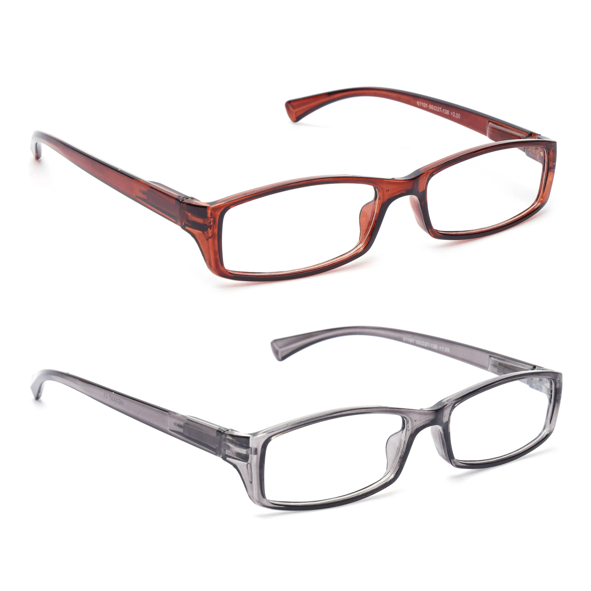 Hexxa Rectangle Full Rim Reading Glasses Hexxa Rectangle Full Rim Reading Glasses