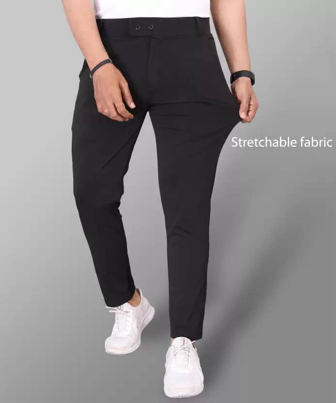 KAJARU Regular Flat Men's Chinos - Grey ( Pack of 1 ) - Trousers | Buy online on ZillyBuy