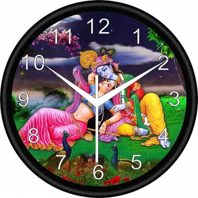 KP CRAFT Circular Analog Wall Clock