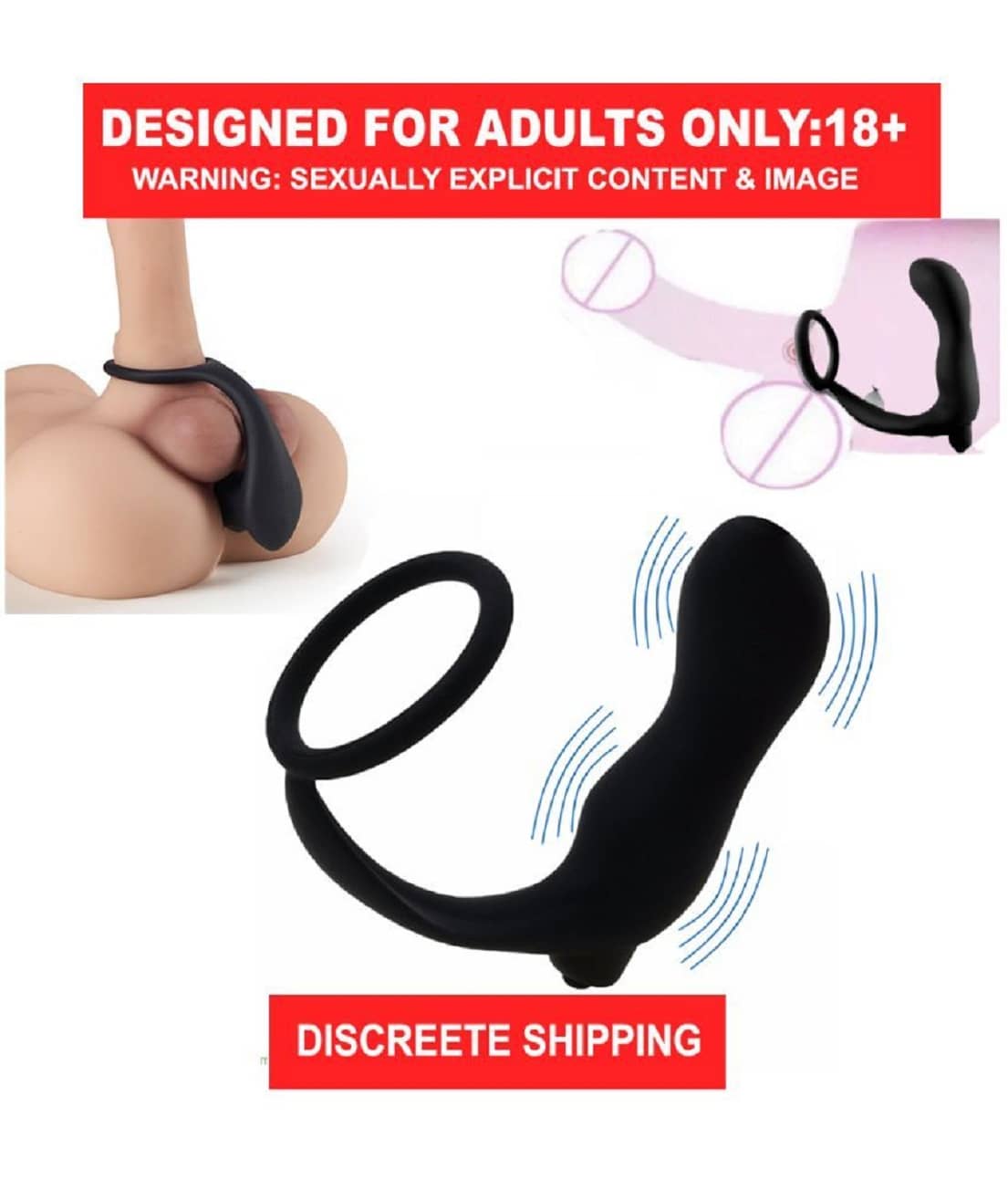 Kamahouse Premium Quality Silicone Stimulate Prostate Massager and Anal Vibrator For Men And Women