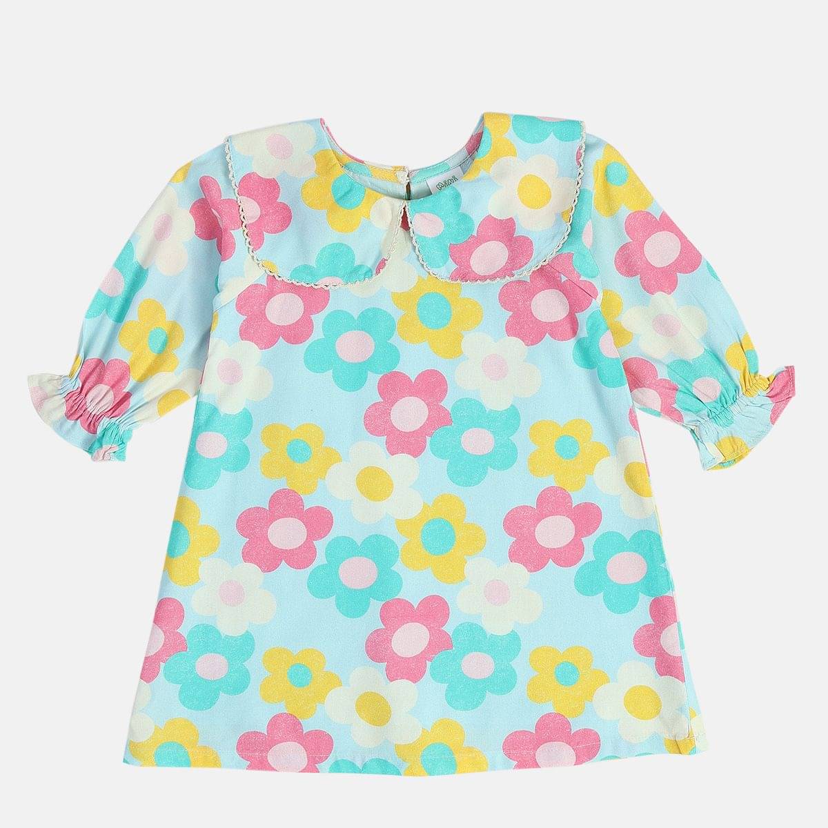     			MINI KLUB Pack of 1 Baby Girls Cotton Dress ( Purple )