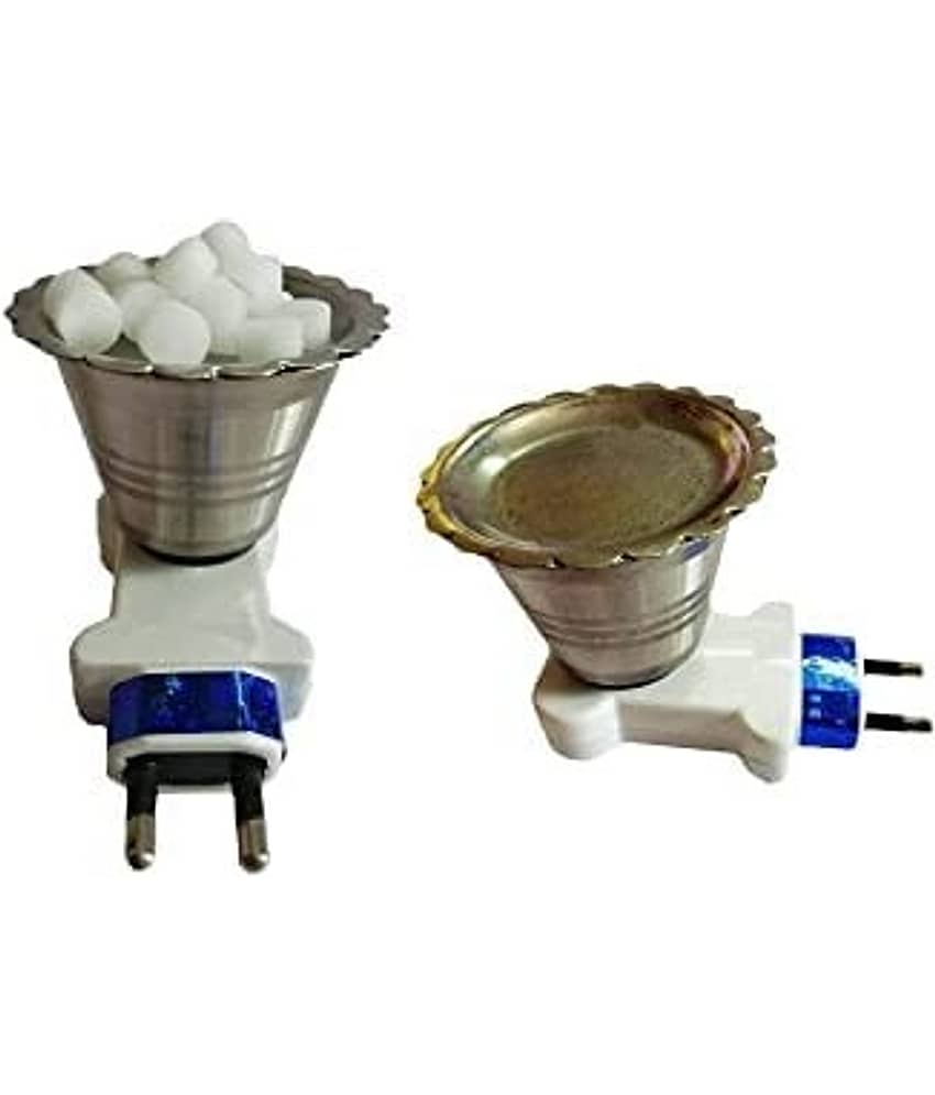 Multipurpose Electric Incense Burner Kapoor Dani Bakhoor Dani Aroma Diffuser, Keeps Mosquitoes Away | Pack Of 2 ,