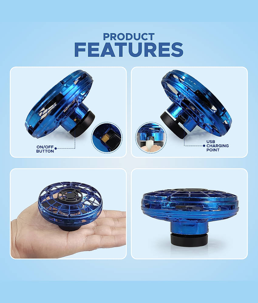 NHR - Navy Blue Plastic Spinner ( Pack of 1 )