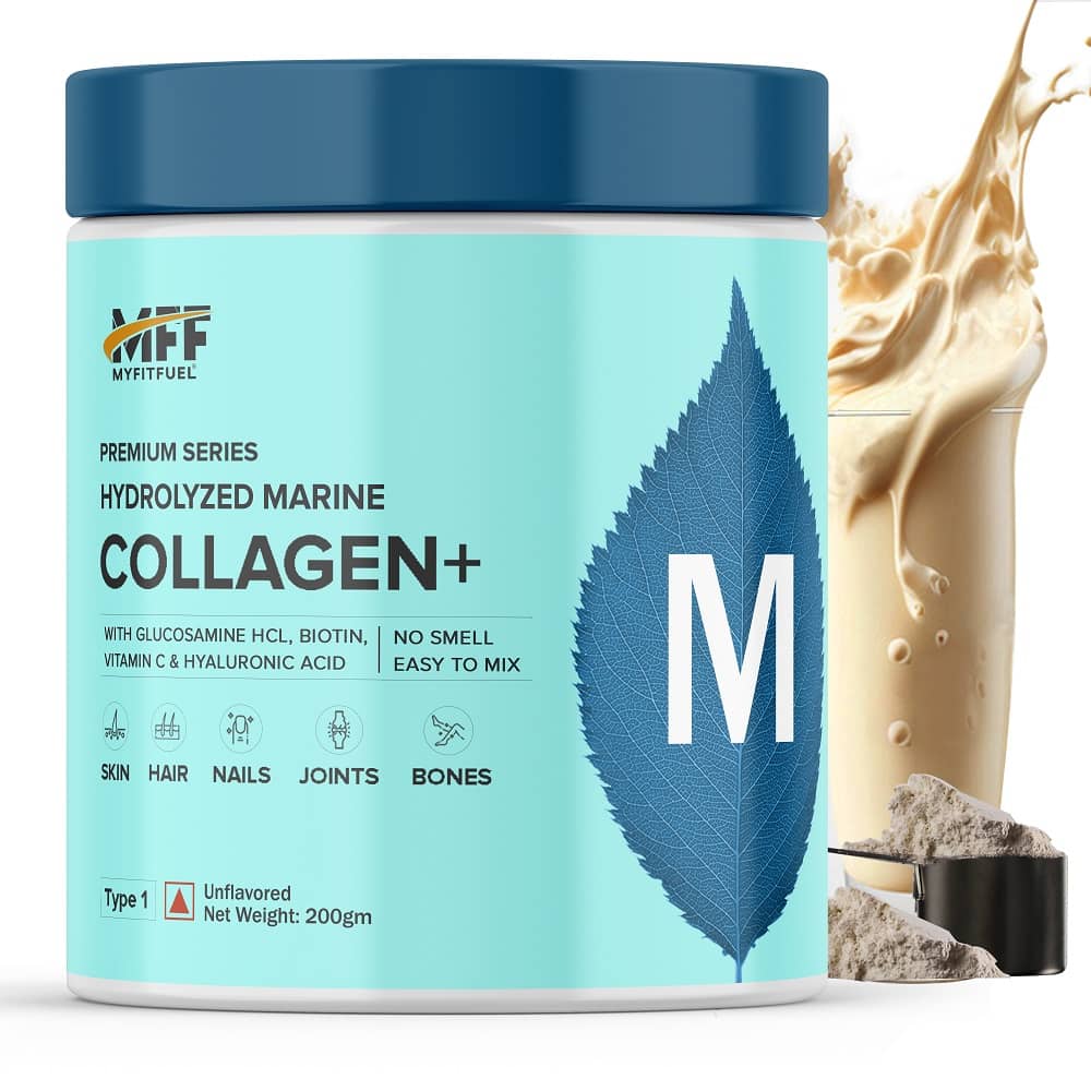 Premium Marine Collagen + Biotin, Hyaluronic Acid, Glucosamine & more (200g, Unflavored)