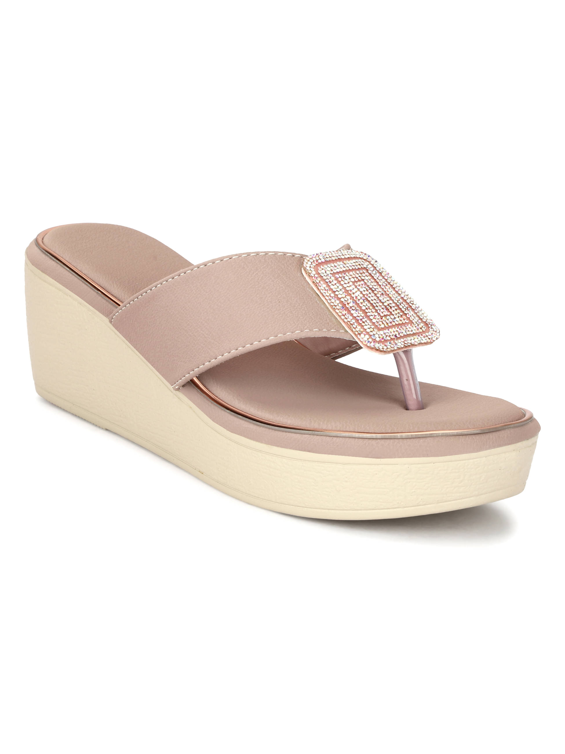     			Rimezs Purple Women's Slip On Heels