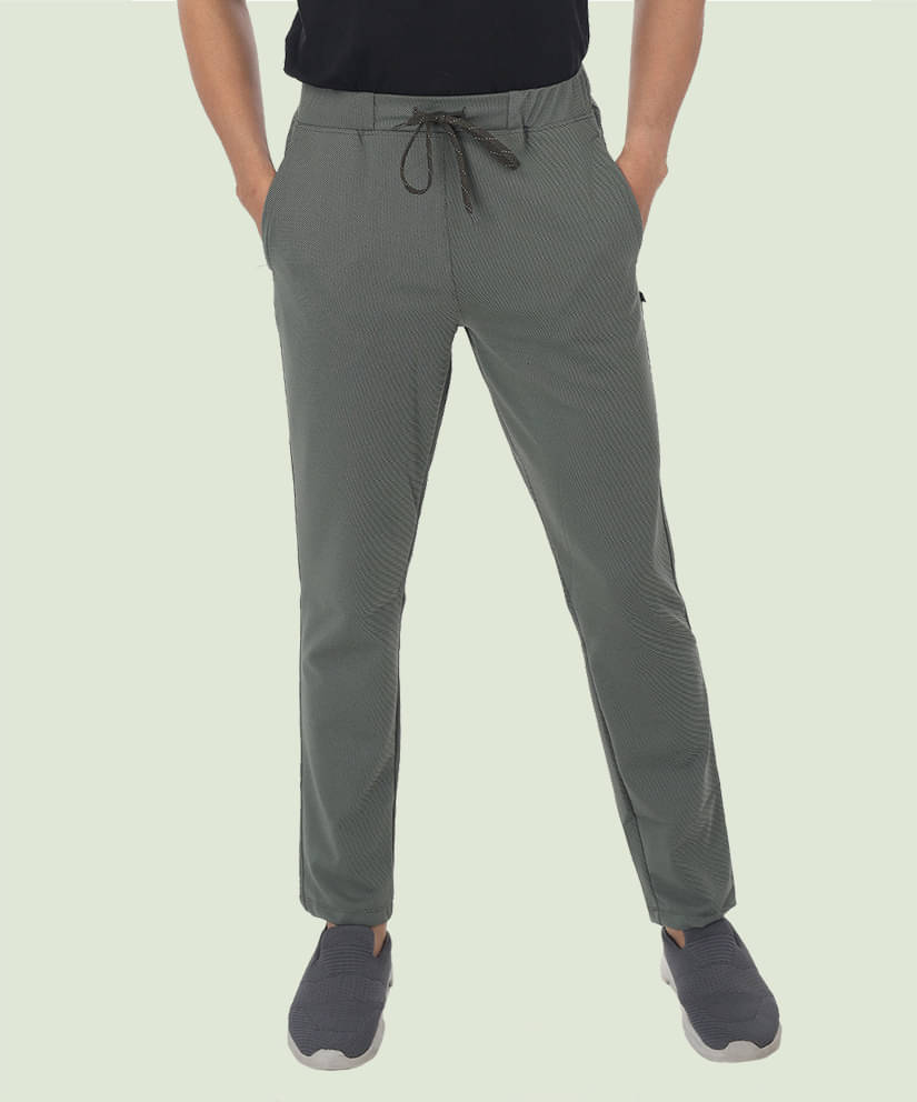 SKYKNIT Green Polyester Men's Trackpants ( Pack of 1 )     			SKYKNIT Green Polyester Men's Trackpants ( Pack of 1 )