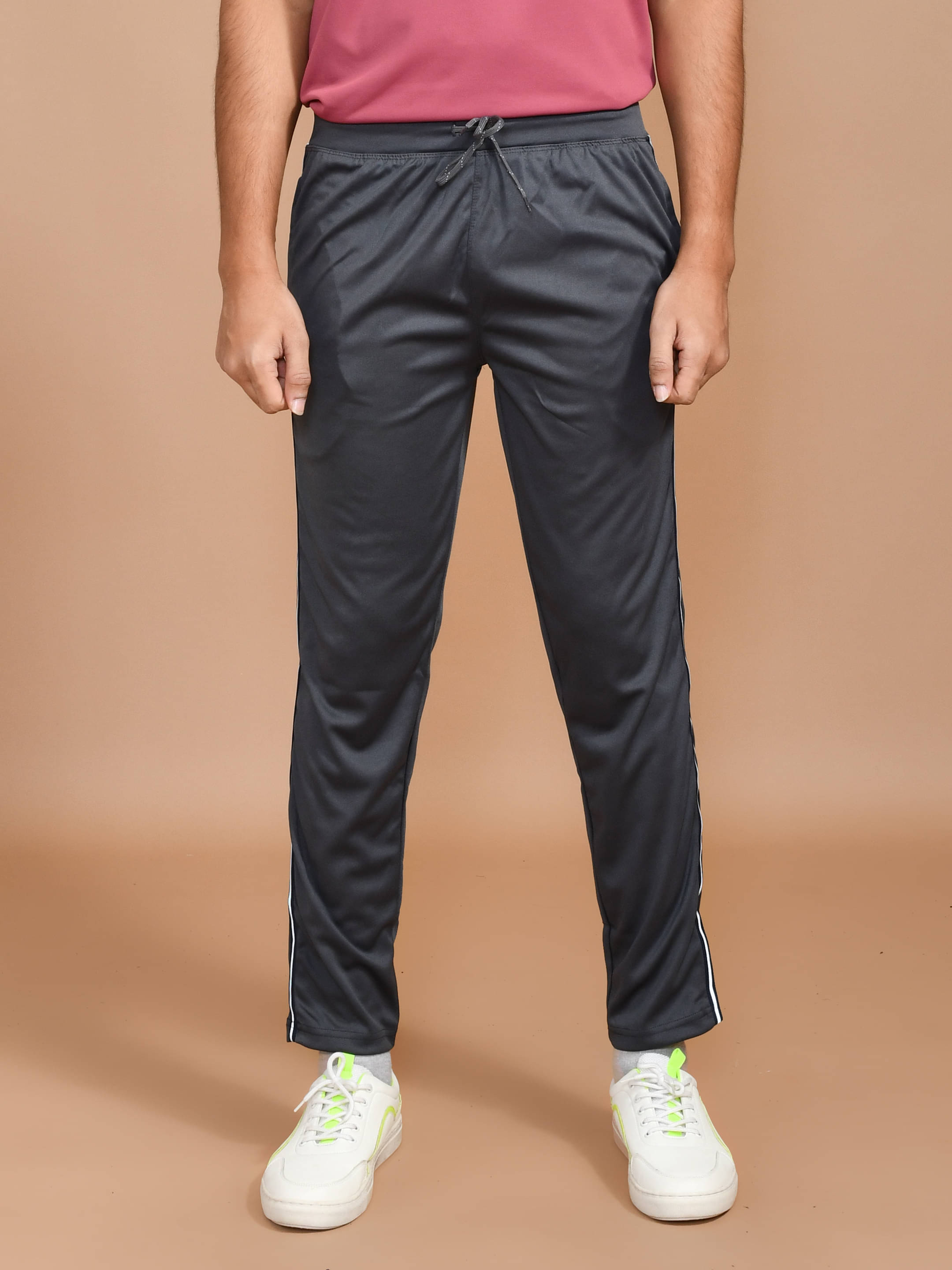 SKYKNIT Grey Lycra Men's Trackpants ( Pack of 1 ) SKYKNIT Grey Lycra Men's Trackpants ( Pack of 1 )