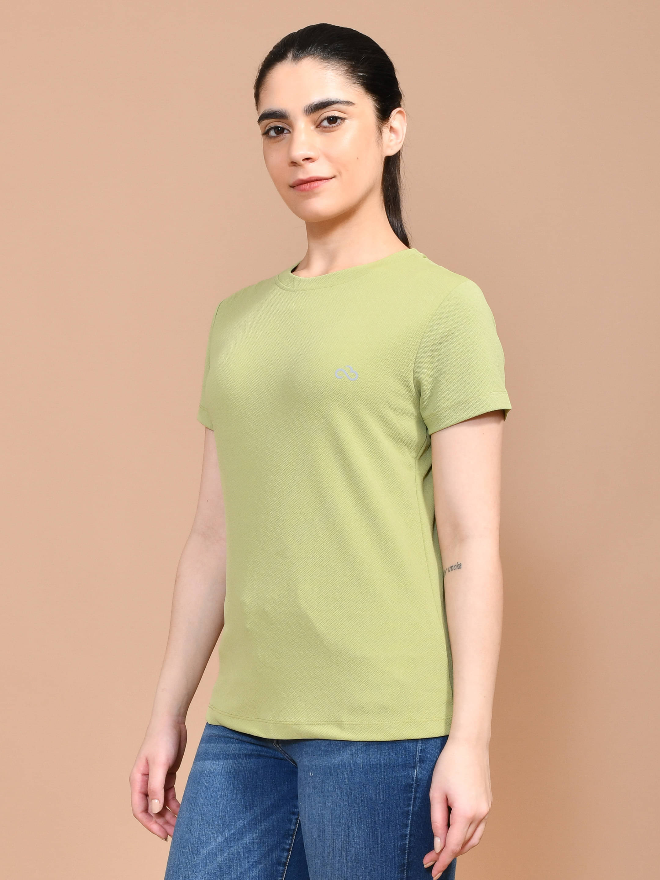     			SKYKNIT Women's Cotton Regular Top ( Multi Color )