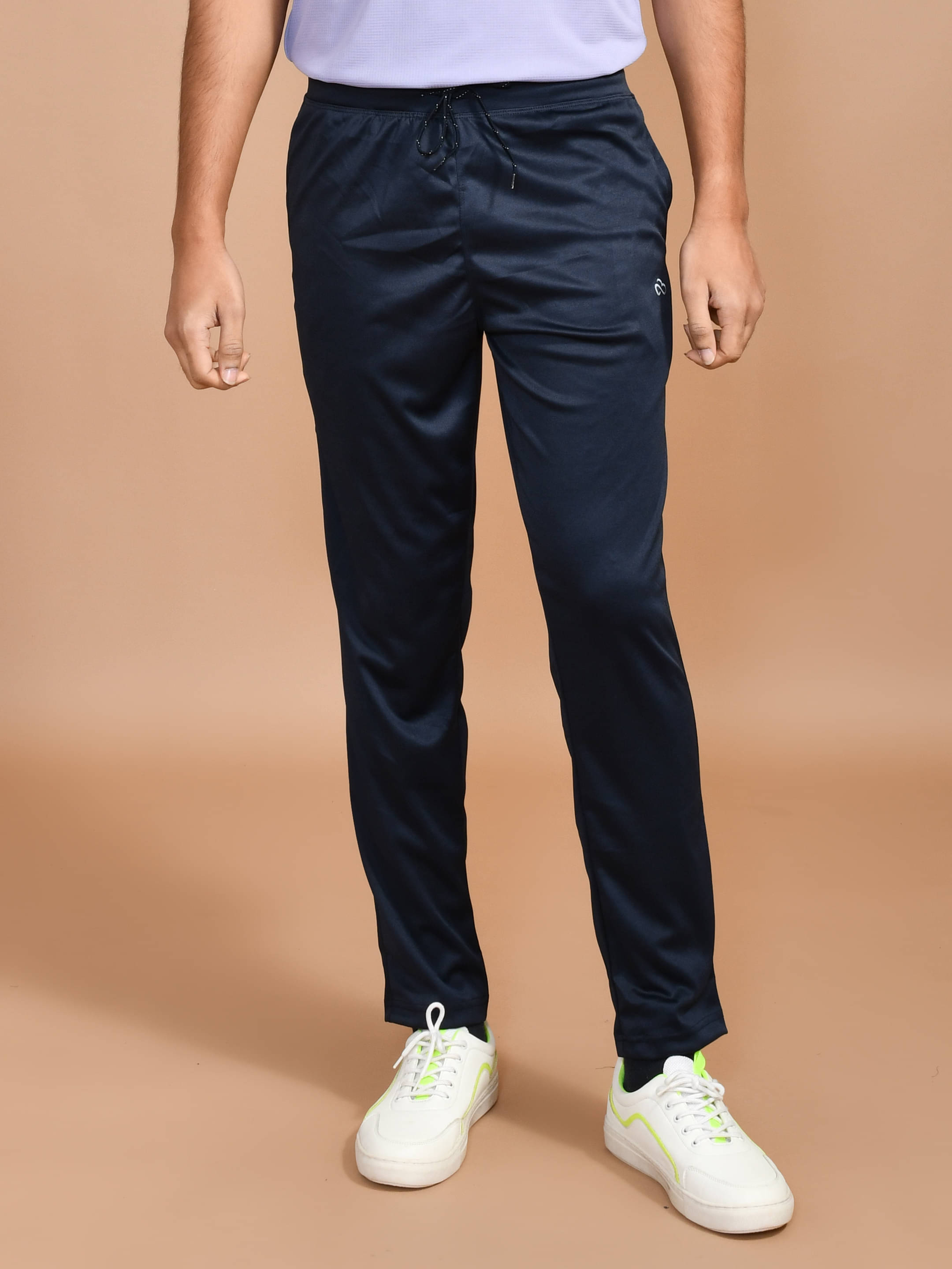 SKYKNIT Navy Blue Lycra Men's Trackpants ( Pack of 1 ) SKYKNIT Navy Blue Lycra Men's Trackpants ( Pack of 1 )