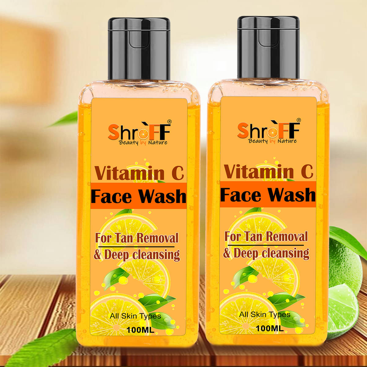     			Shroff - Daily Use Face Wash For All Skin Type ( Pack of 2 )