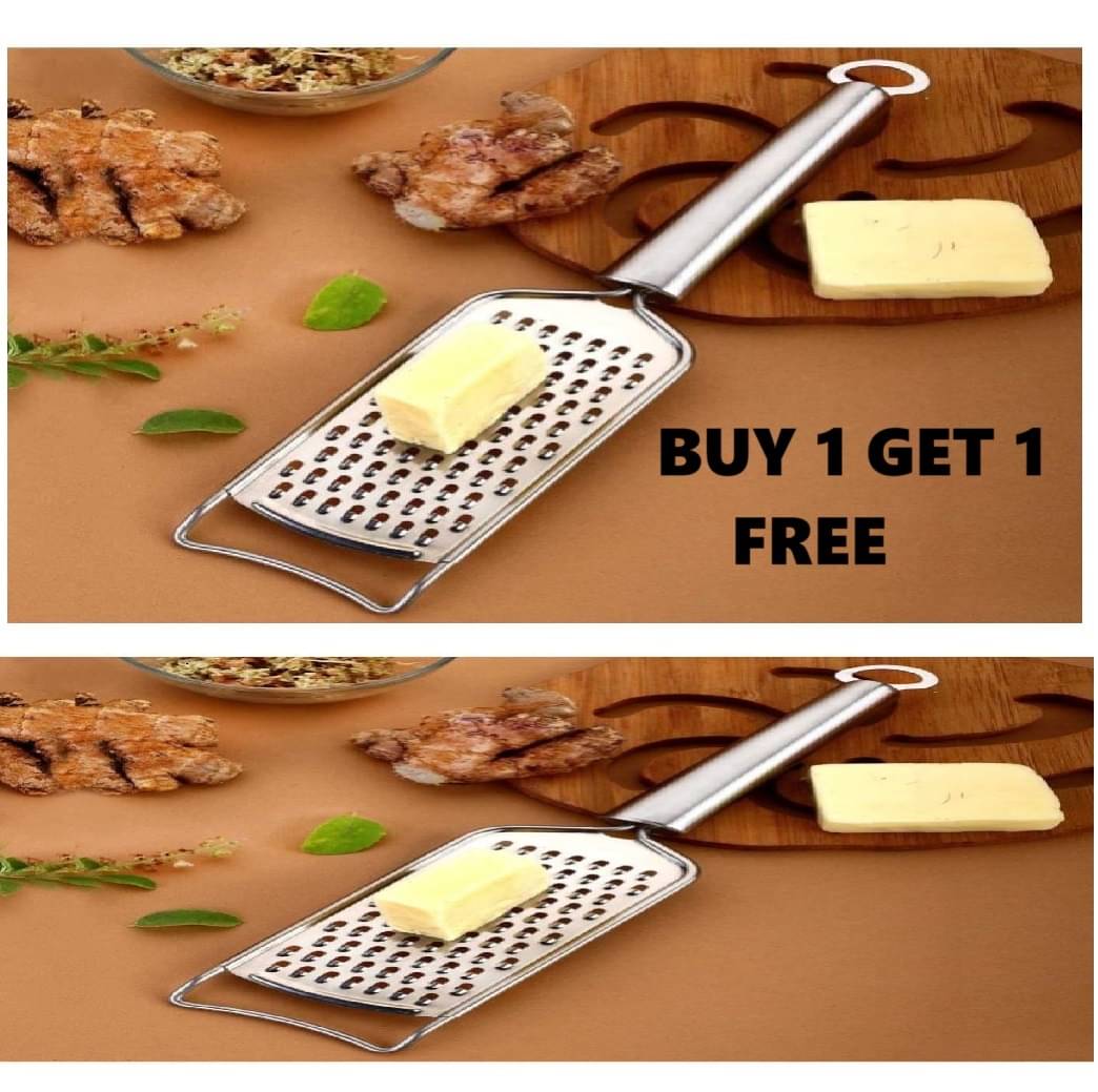 Slings Kitchenware Stainless Steel Cheese Grater ( Pack of 2 ) - Silver Slings Kitchenware Stainless Steel Cheese Grater ( Pack of 2 ) - Silver