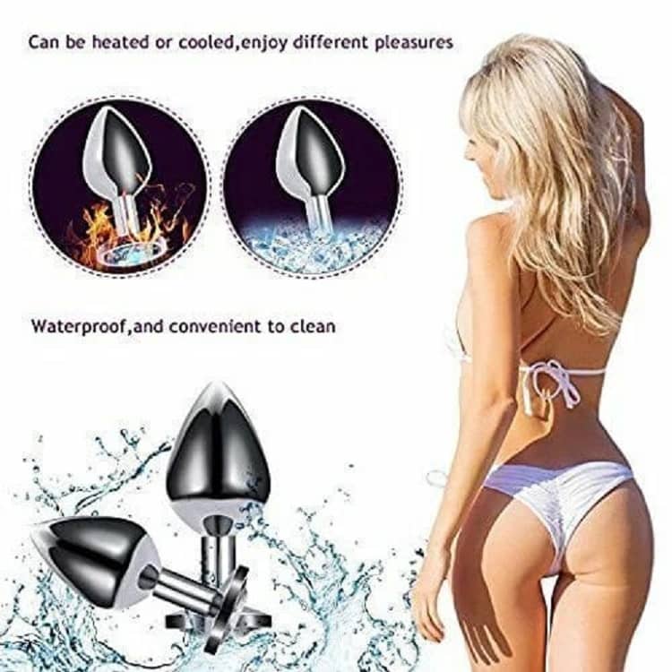 Stainless Steel Diamond Anal Butt Plug For All Day Use And Kegel Exercise |  Anal Toys For Men And Women
