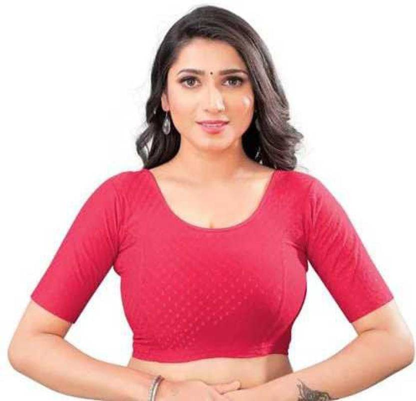 THE PRIVATE LABLE Multicolor Readymade without Pad Lycra Women's Blouse ( Pack of 1 )     			THE PRIVATE LABLE Multicolor Readymade without Pad Lycra Women's Blouse ( Pack of 1 )