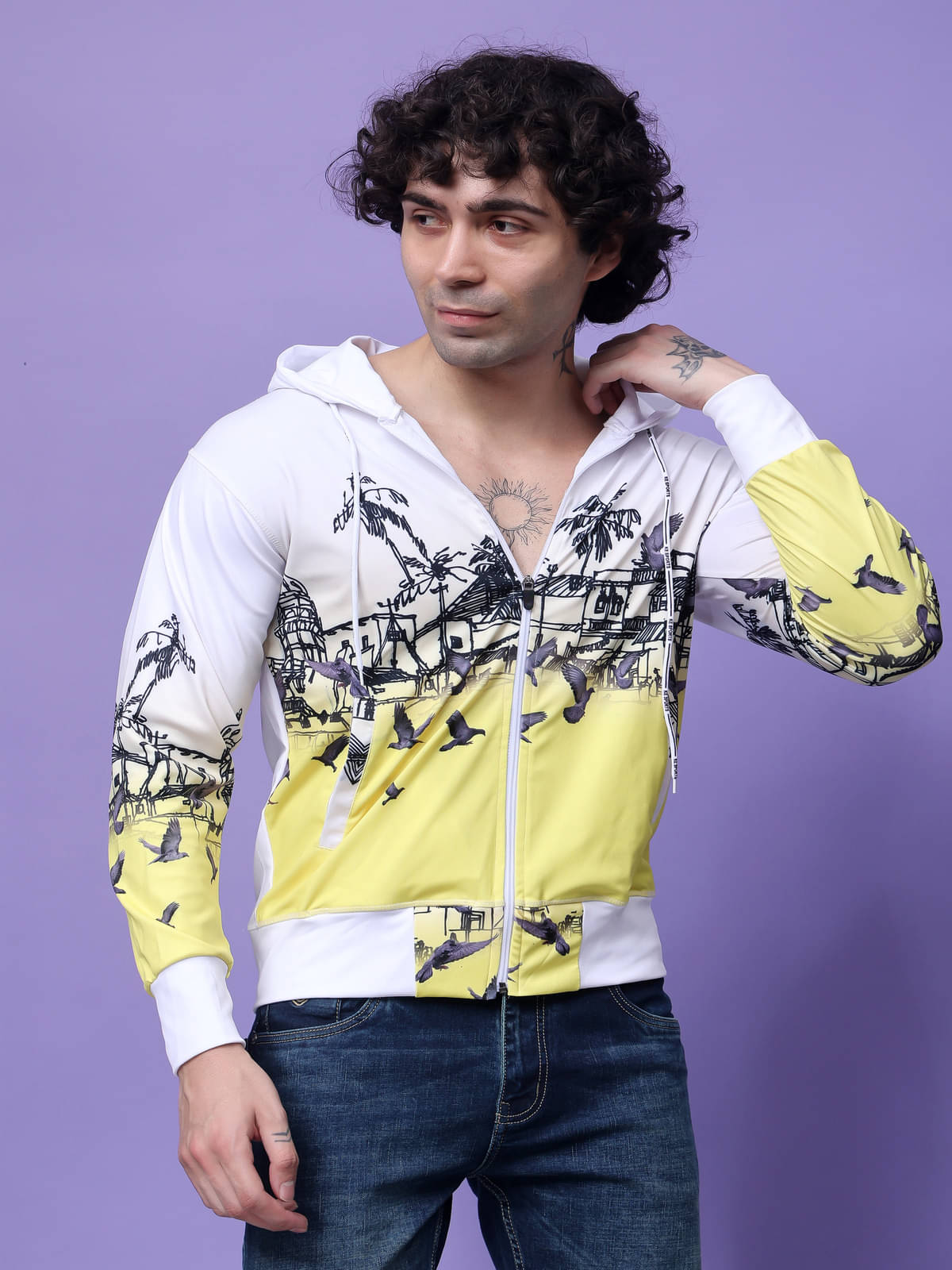 yellow tree Polyester Men's Casual Jacket - Multicolor ( Pack of 1 ) yellow tree Polyester Men's Casual Jacket - Multicolor ( Pack of 1 )