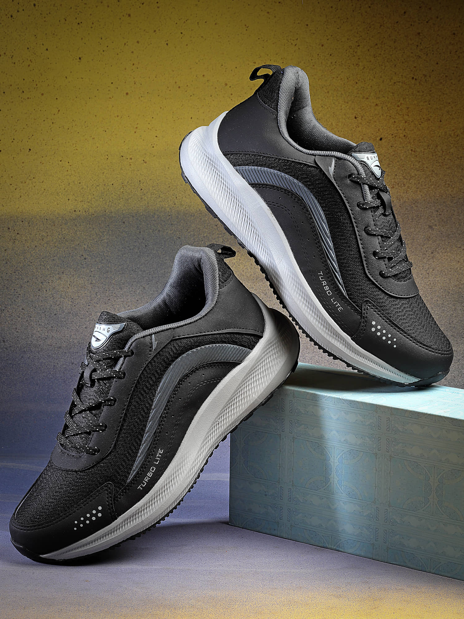 ASIAN BOSS-01 Navy Men's Sports Running Shoes - Sports Shoes | Buy online on ZillyBuy