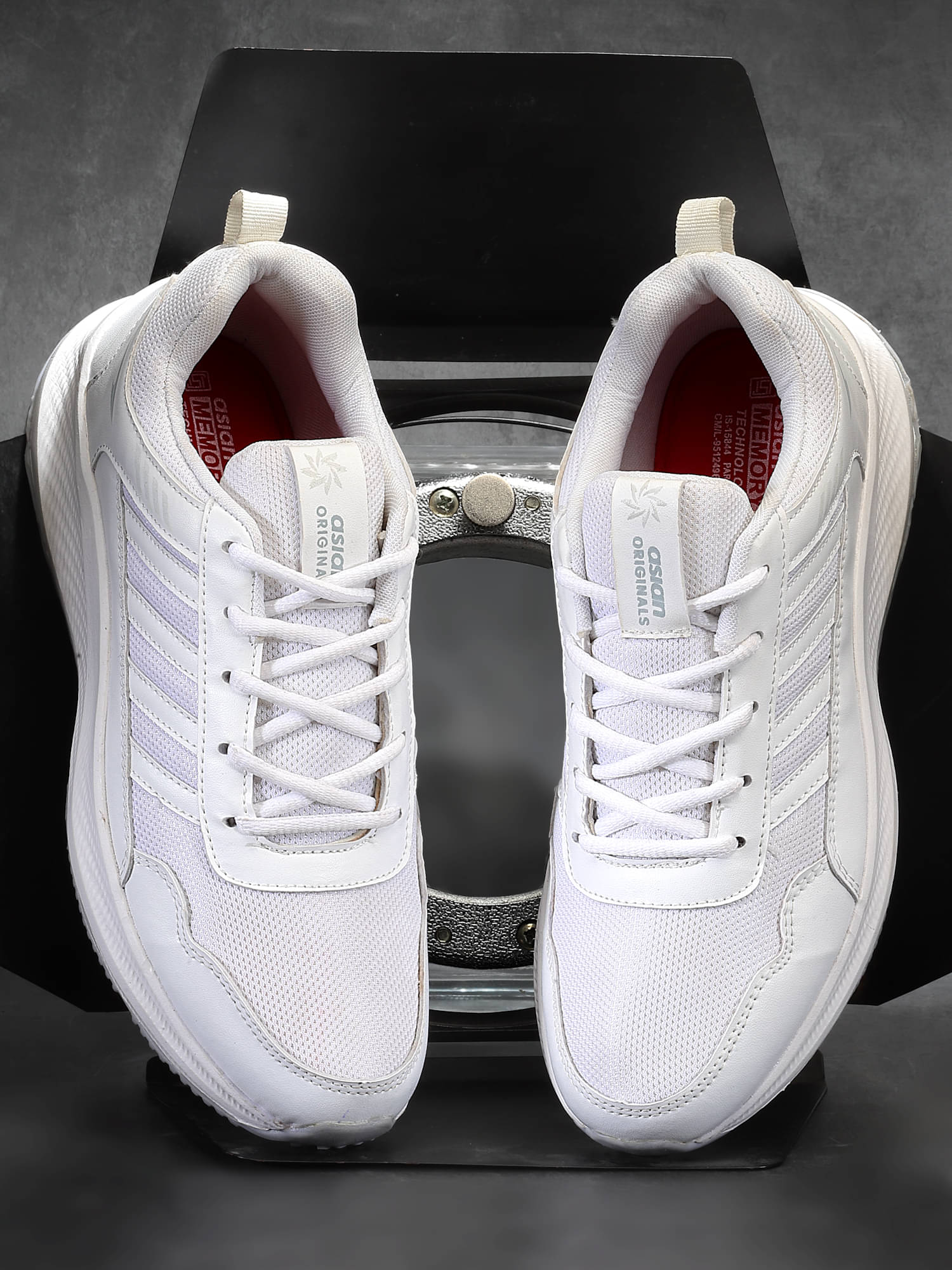     			ASIAN BOSS-02 White Men's Sports Running Shoes