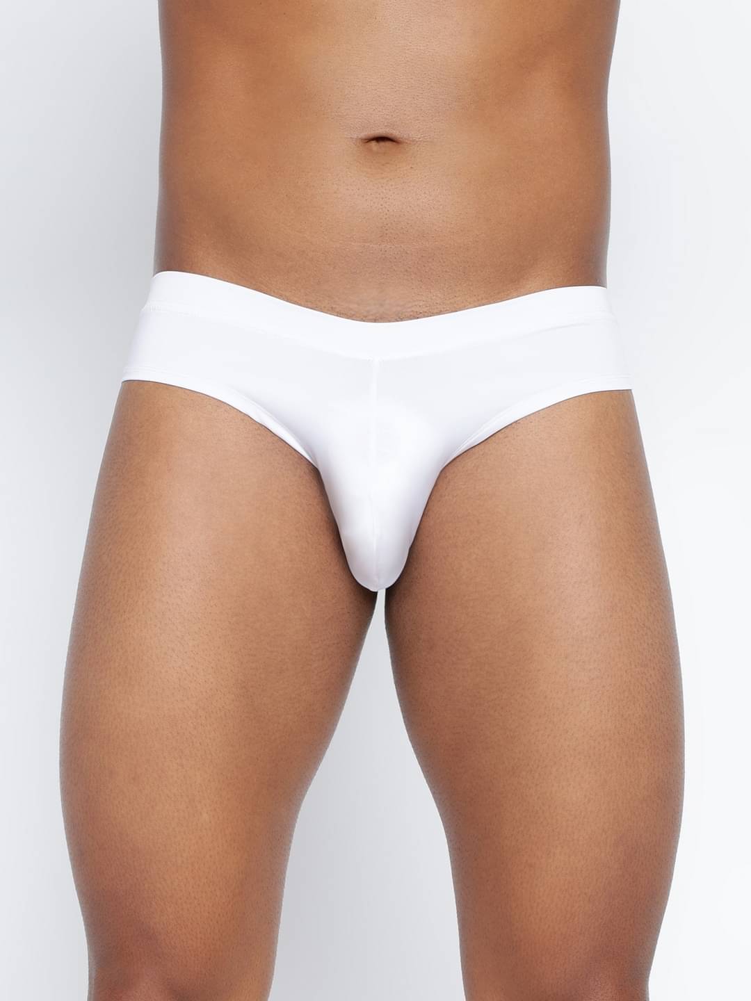     			BASIICS By La Intimo Pack of 1 Polyester Briefs For Men's ( White )