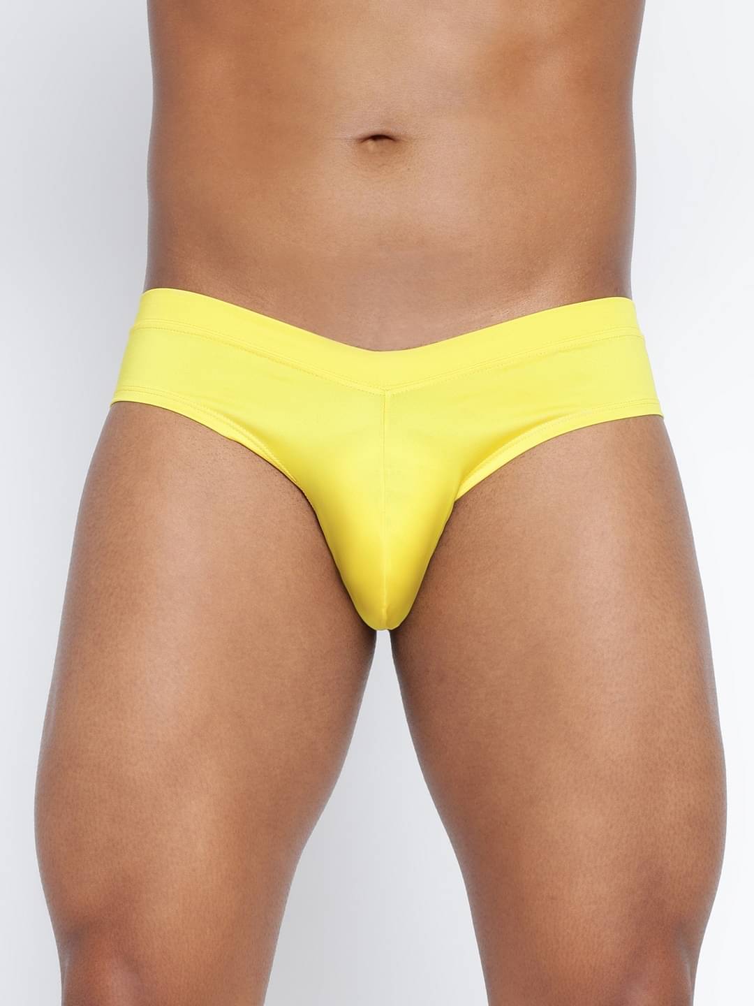 BASIICS By La Intimo Pack of 1 Polyester Briefs For Men's ( Yellow ) BASIICS By La Intimo Pack of 1 Polyester Briefs For Men's ( Yellow )
