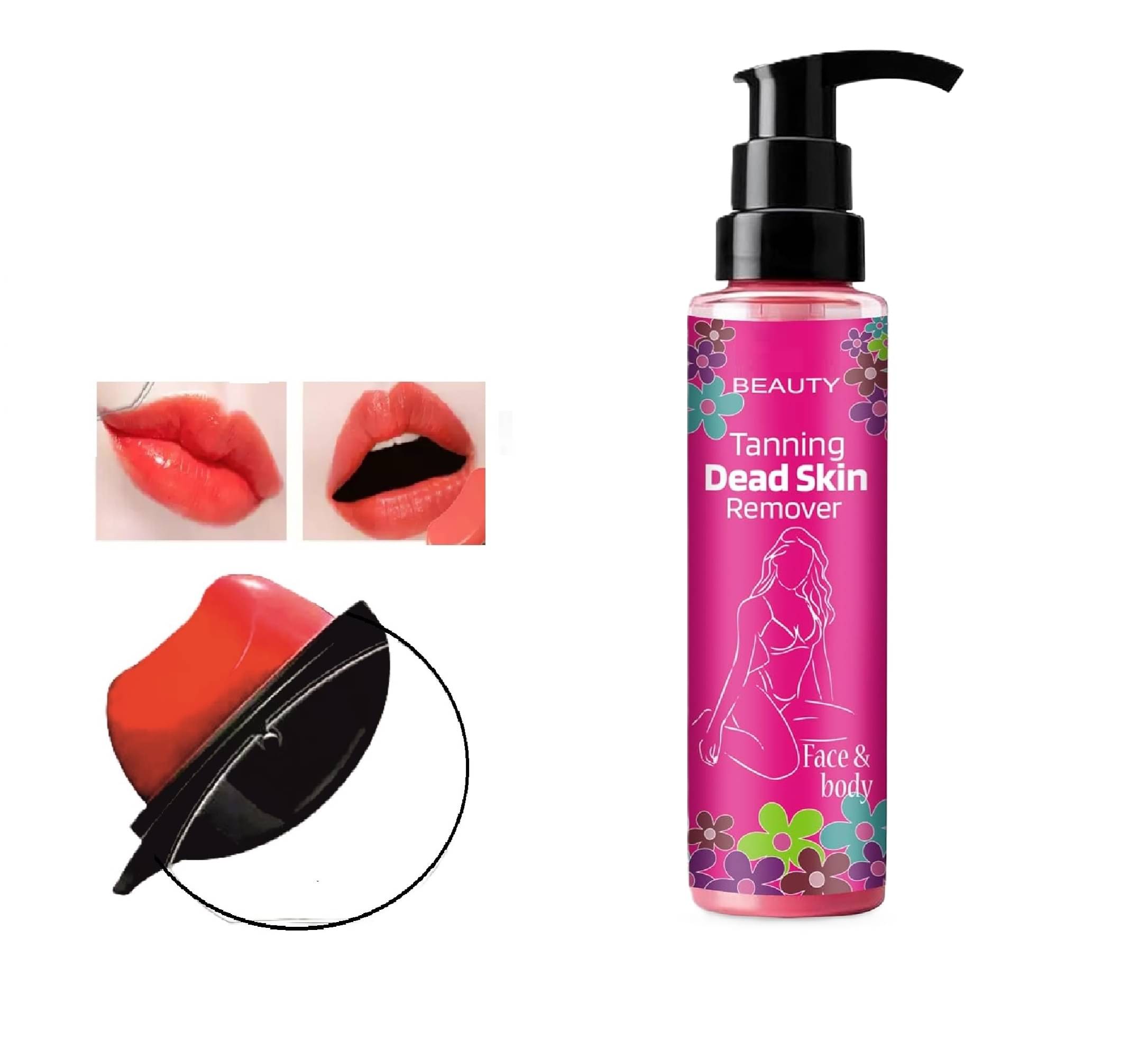 Beauty Taining Dead Skin Remover & AppleDesign Red Lipstick, Creamy Look for Girls/Women Combo of 2     			Beauty Taining Dead Skin Remover & AppleDesign Red Lipstick, Creamy Look for Girls/Women Combo of 2