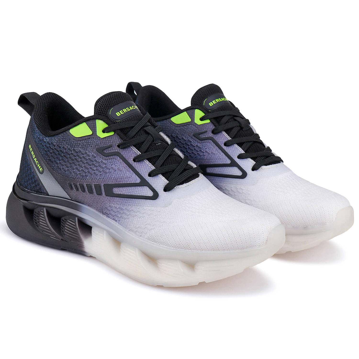     			Bersache Men running shoe  Black Men's Sports Running Shoes