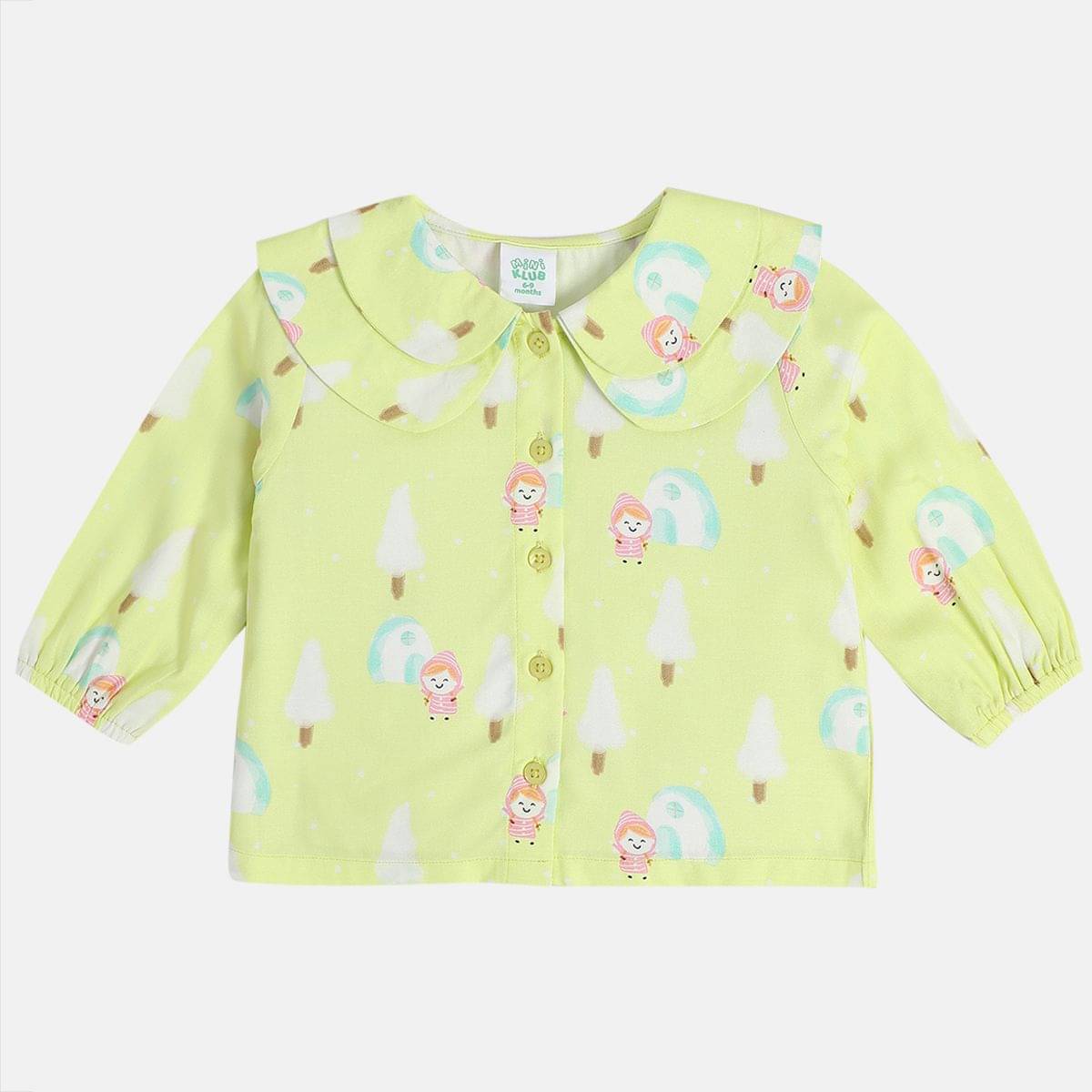     			MINI KLUB Pack of 1 Baby Girls Cotton Top ( Multi )